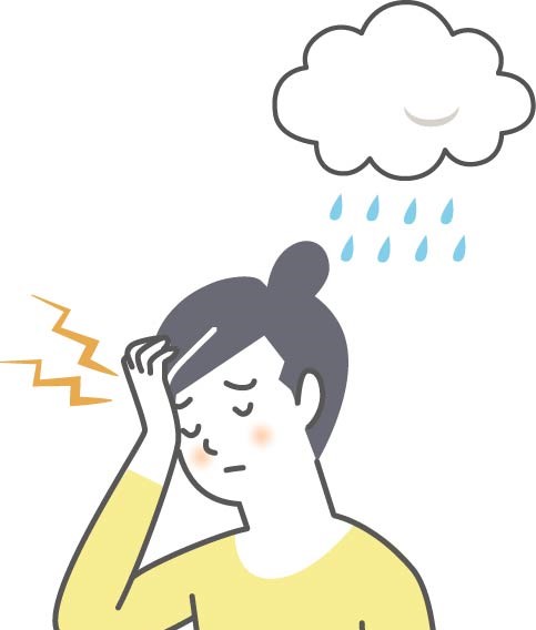 【ゆるまる治療院】偏頭痛と気圧