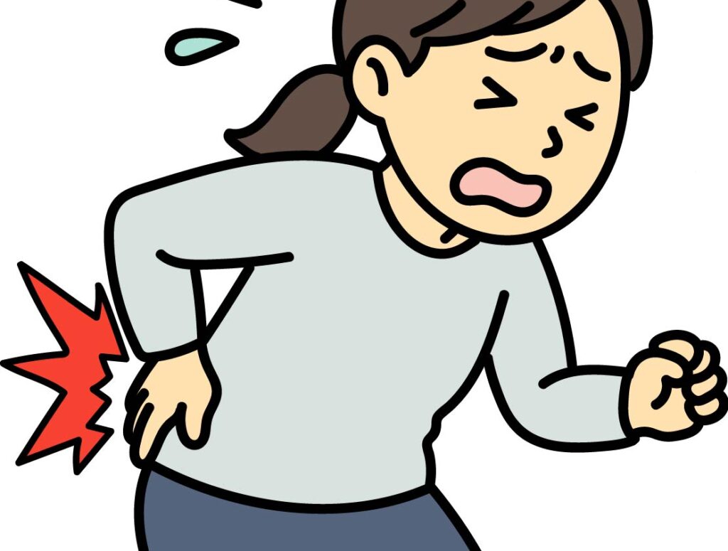 腰痛　女性